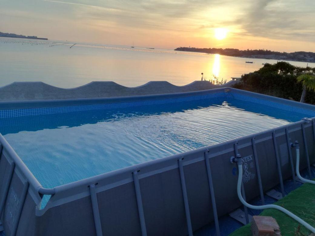Casa Con Piscina E Vista Mare Dal Giardino Apartment Фануза Екстериор снимка